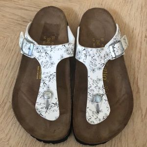 Women’s Size 6 White Sandal Papillio Birkenstock
